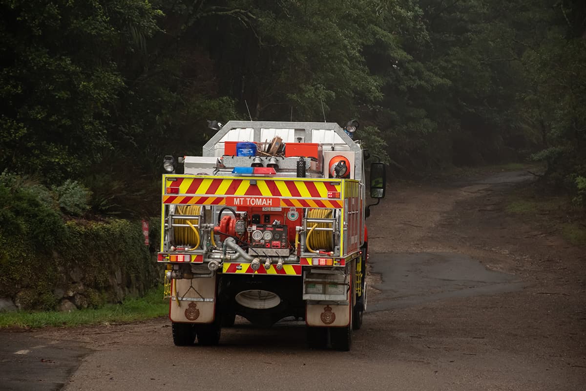 AUNZ emergency info hub firetruck AUNZ emergency info hub firetruck