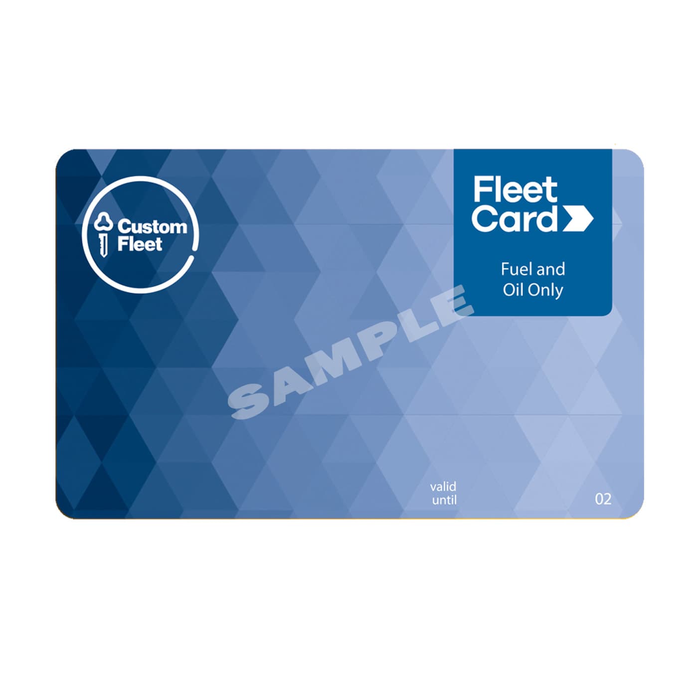 A sample of the FleetCard fuel card offered to our fleet and novated drivers. A sample of the FleetCard fuel card offered to our fleet and novated drivers.