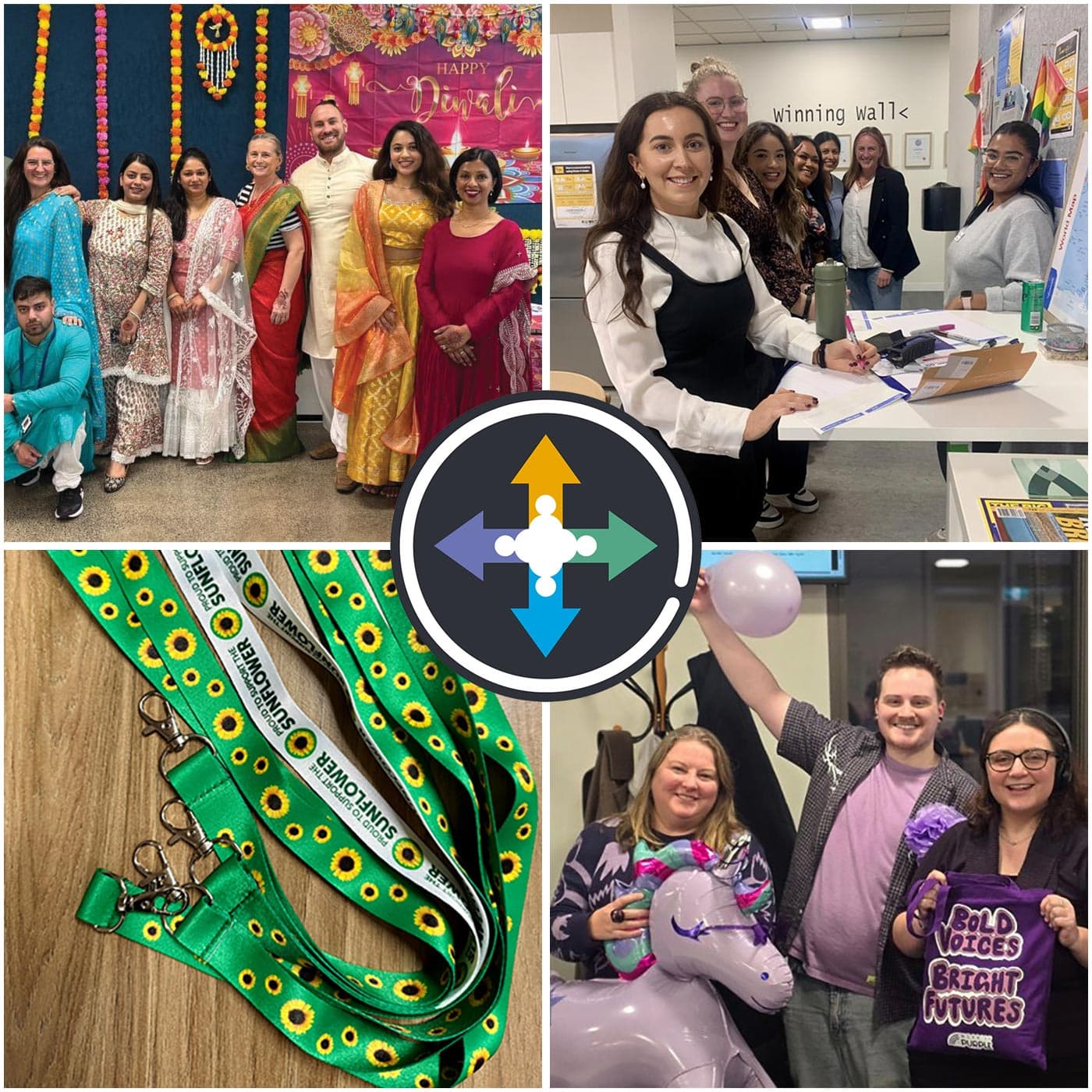 A collage of photos showing different initiatives and events held at Custom Fleet by our Intersection workstreams to support our staff in celebrating diversity. A collage of photos showing different initiatives and events held at Custom Fleet by our Intersection workstreams to support our staff in celebrating diversity.