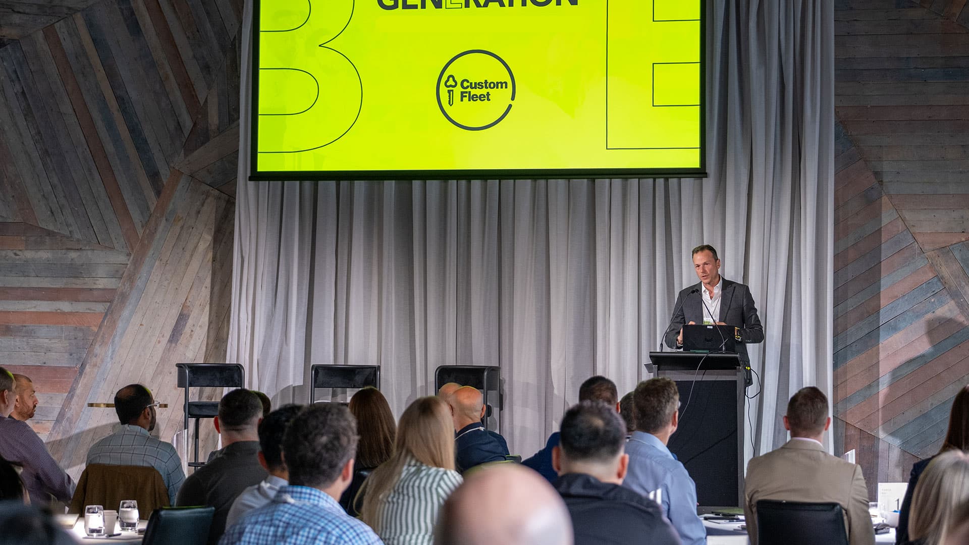 A group of employees listening to our CEO speak. A group of employees listening to our CEO speak.