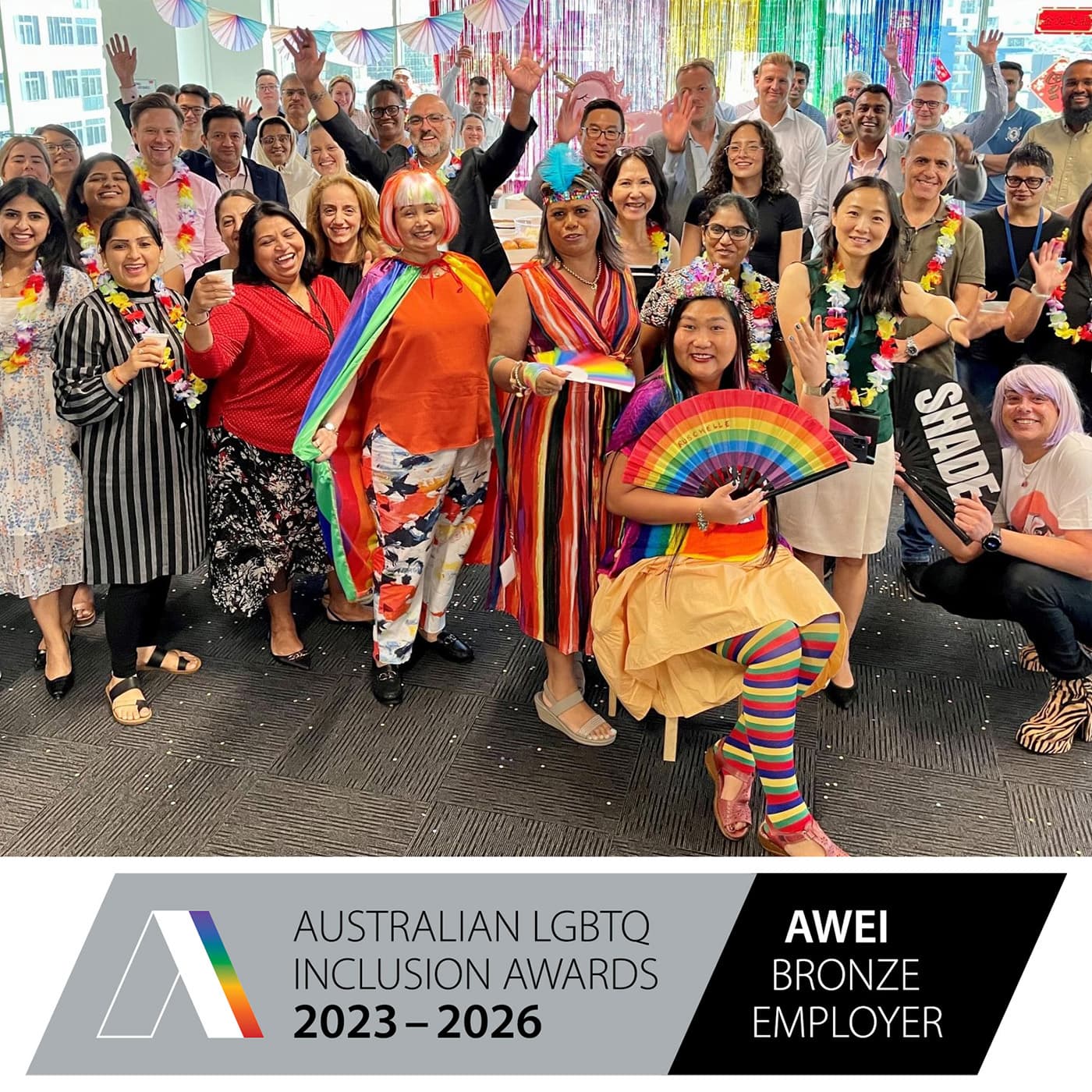 Custom Fleet staff celebrating Pride Custom Fleet staff celebrating Pride