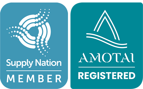 Supply nation and Amotai logos