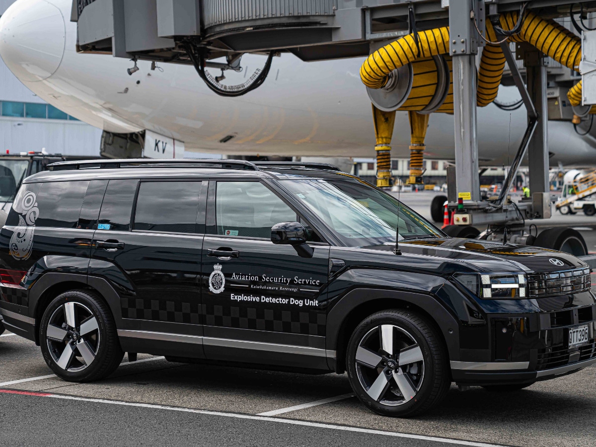 New Zealand airport security vehicle